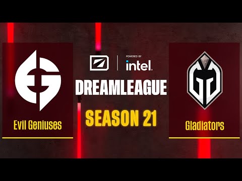 Dota2 - Evil Geniuses vs Gladiators - Game 1 - DreamLeague Season 21 - Group B