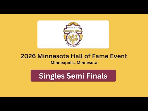 K. WASELENCHUK - J. FLORES - KWM Minnesota Racquetball Hall of Fame