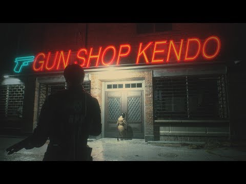 Resident Evil 2 Remake: Gun Shop Kendo scene (SPOILERS, PC 4K Max Settings)