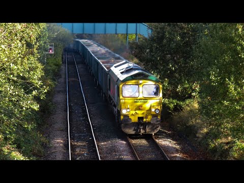 Freightliner Class 66 No. 66607 on 6Z92 Tunstead Sdgs - Northampton Castle Yard on 20.10.20 - HD