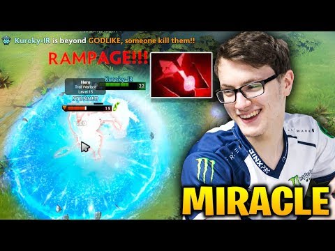 MIRACLE CRAZY Storm Spirit with 32 Kills - RAMPAGE IS HERE!