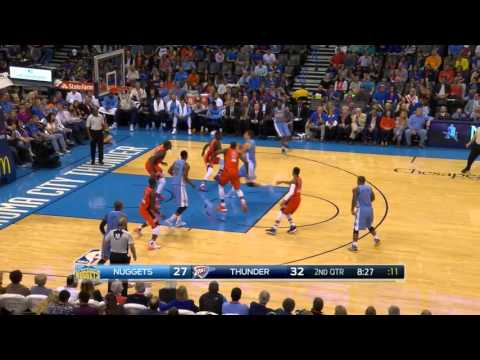 2015-11-01 NBA RS Nikola Jokic vs Oklahoma City