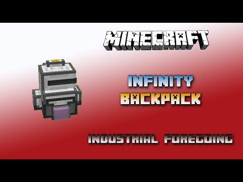 Infinity Backpack 💎 Minecraft Industrial Foregoing Tutorial 💎 English