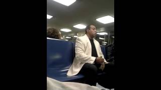 racist woman tells Veteran to shut the f**k up on Staten Island Ferry NY