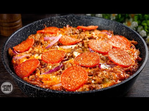 Helppo perunapannupizza!  Ei hiivaa, ei odottelua!