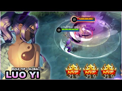 LUO YI BEST BUILD 2022 | INSANE DAMAGE | BUILD TOP 1 GLOBAL LUO YI | MLBB