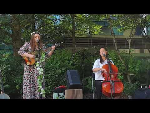Daisy Chute with Midori Jaeger - Tell Me Your Story @ Canada Square, Canary Wharf, London 30/07/20