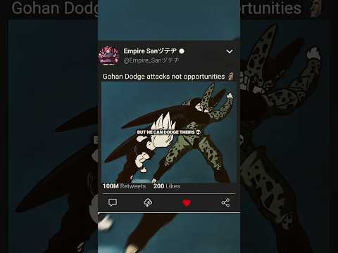 Gohan doesn't Dodge opportunities 🗿  #dbs #shorts #shortsfeed #dbz #fyp #dragonball