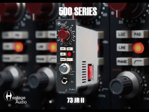 Heritage Audio - 73 JR II 500 Series Connections & Features