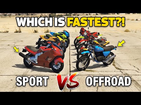 GTA 5 ONLINE - SANCHEZ VS MANCHEZ VS ENDURO VS BF400 (WHICH IS FASTEST?)