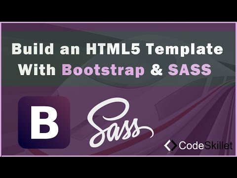 Build An HTML5 Template With Bootstrap and SASS - Part 1