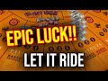 VERY LUCKY RUN ON LET IT RIDE POKER!! @renotahoe #ad