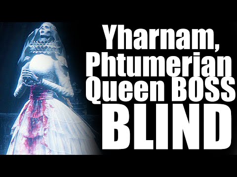 Bloodborne Yharnam, Pthumerian Queen Boss BLIND (Secret Optional Boss)