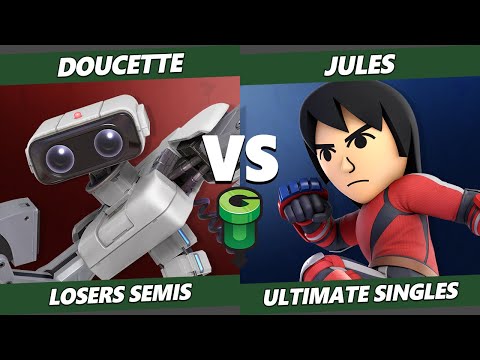 Game Underground Losers Semis - Doucette (ROB) Vs. Jules (Mii Brawler) SSBU Ultimate Tournament