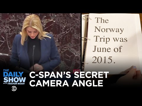 帕姆-邦迪的獨家彈劾審判錄像｜每日秀 (Exclusive Impeachment Trial Footage of Pam Bondi | The Daily Show)