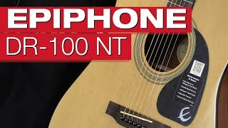 Video thumbnail for Epiphone DR-100 (Einsteiger Akustik-Gitarre um 100€) by session