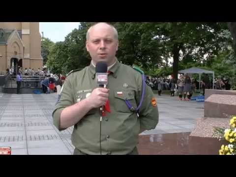 Łódź, 14 VI 2015 r. Ks. Robert Batolik, kapelan Chorągwi Łódzkiej ZHP