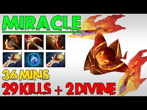 Miracle- Ember Spirit - 36 Mins 29 Kills & 2 Divine Rapier