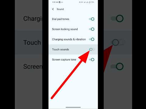 Screen Touch Sound Kaise chalu and band✅ #shoets