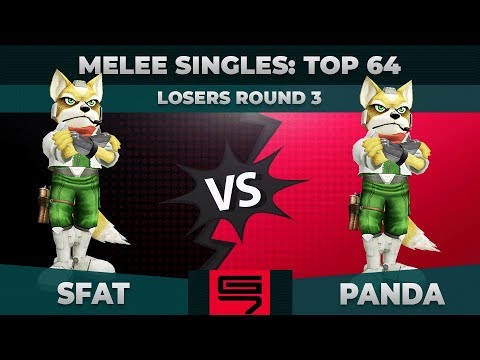 SFAT vs Panda - Melee Singles: Top 64 Losers Round 3 - Genesis 7 | Fox vs Fox