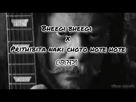 Bheegi Bheegi x Prithibita Naki Choto Hote Hote || Mashup || James || Mohiner Ghoraguli || Zareef ||
