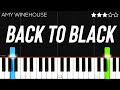 Amy Winehouse - Back To Black | Piano Tutorial