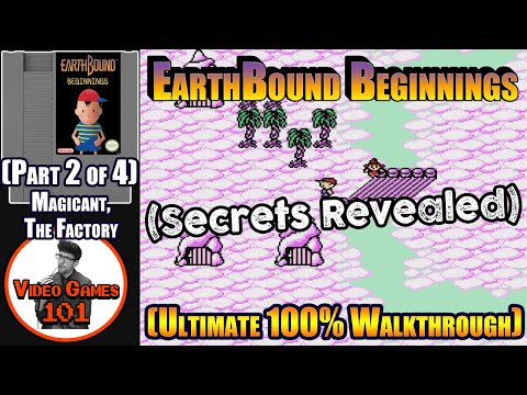 EarthBound Beginnings Walkthrough | Part 2 of 4 | Magicant, Merrysville, Factory | Video Games 101