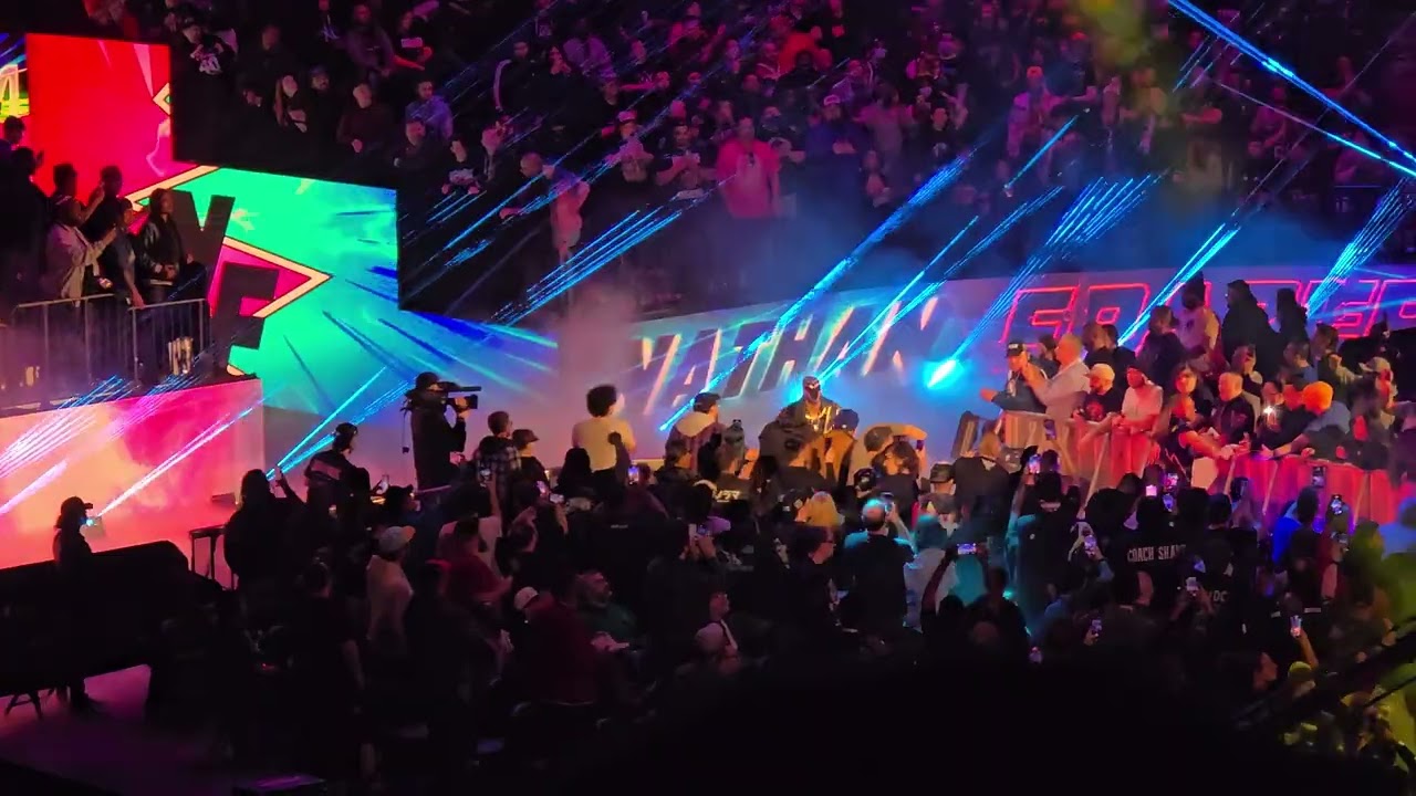 NXT Stand and Deliver 2024- Nathan Frazer and Axiom Entrance #WWE #WWENXT #StandAndDeliver