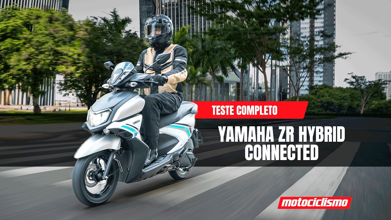 Yamaha ZR Hybrid Connected 2026 | Testamos o novo scooter híbrido de entrada da Yamaha!
