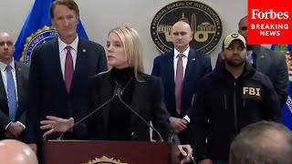 BREAKING NEWS: Pam Bondi, Kash Patel Announce Arrest Of Alleged Top MS-13 Leader
