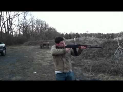 Polish tantal (AK74 variant) test fire