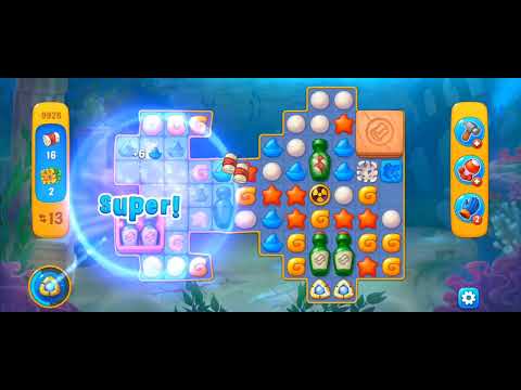 Fishdom Easy Level 9928 (with full horseshoe boosters) @choraelmin