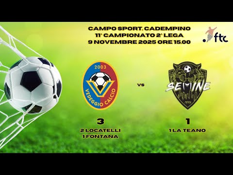 Highlights: Vedeggio Calcio vs. US Semine 3-1