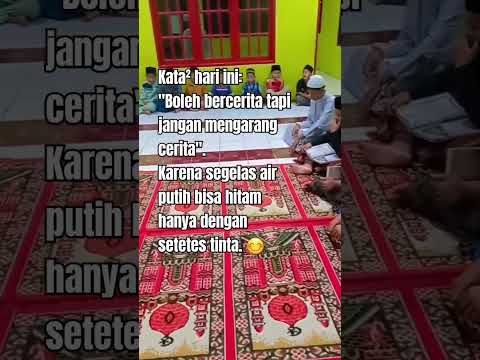 Boleh bercerita tapi jangan mengarang cerita #katahatimotivasi #katakatabijak #motivasi