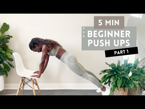 HOW TO GET YOUR FIRST PUSH UP | FULL FOLLOW ALONG BEGINNER WORKOUT | 2 WEEK CHALLENGE PART 1