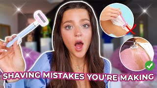 SHAVING MISTAKES YOURE MAKING... How To Get a Closer Shave 2022!