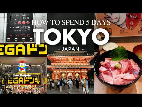 HOW TO SPEND 5 DAYS IN TOKYO, JAPAN | Japan Ultimate Guide 2025