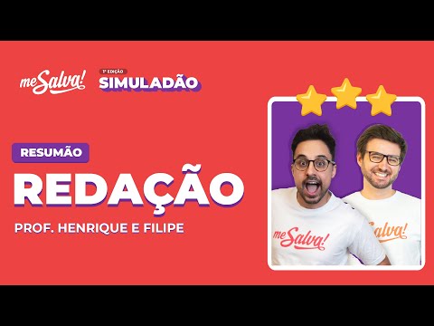 RESUMÃO: Redação - Passo a Passo | SIMULADÃO ENEM 2021 | Me Salva! ENEM | #simuladaomesalva