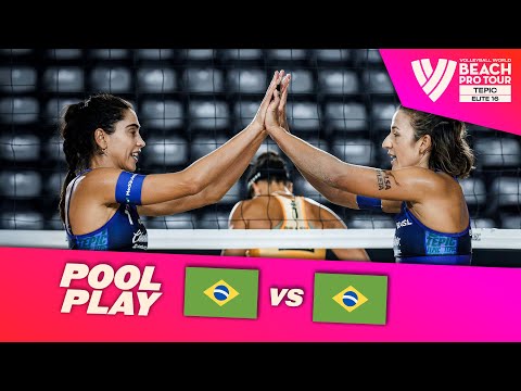 Carol/Barbara vs. Tainá/Victoria - Pool Play Highlights Tepic 2024 #BeachProTour