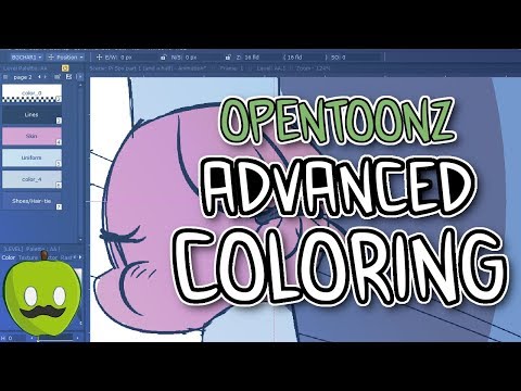 Color Like A Pro In Opentoonz 1.3!