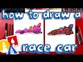 How To Draw A Race Car For Young Artists