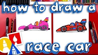 How To Draw A Race Car (For Young Artists)