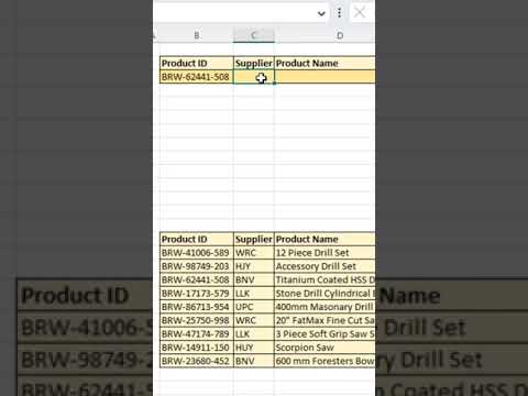 Excel Case Sensitive Lookup Using EXACT