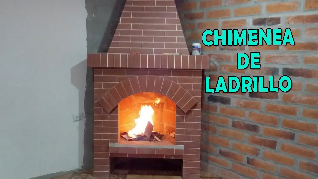 COMO HACER CHIMENEA RUSTICA DE LADRILLOS / paso a paso