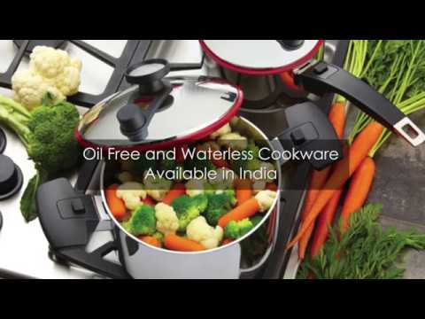 Oil free and waterless cookware, available in india