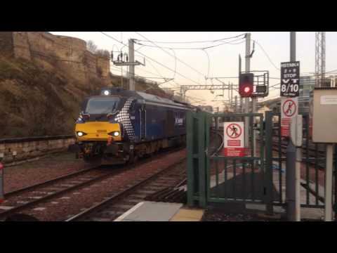 68006 'Daring' at Edinburgh Waverley (17/02/16)
