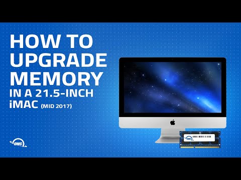 How to Upgrade/Install Memory in a 21.5-inch iMac (Mid 2017) iMac18,1 iMac18,2