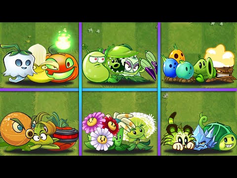 6 Team Best Plants Battlez vs Team Zombie - Who Will Win?  - PvZ 2 Team Plants