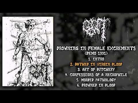 Gut - Drowning In Female Excrements MC FULL DEMO (1991 - Goregrind)