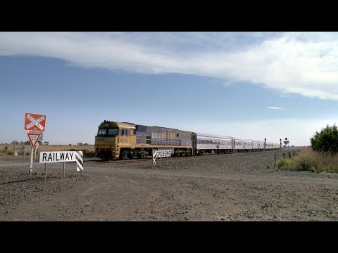 5AM8 Journey Beyond Rail Expeditions "The Overland" Passenger Train (18/3/2021) - PoathTV Railways